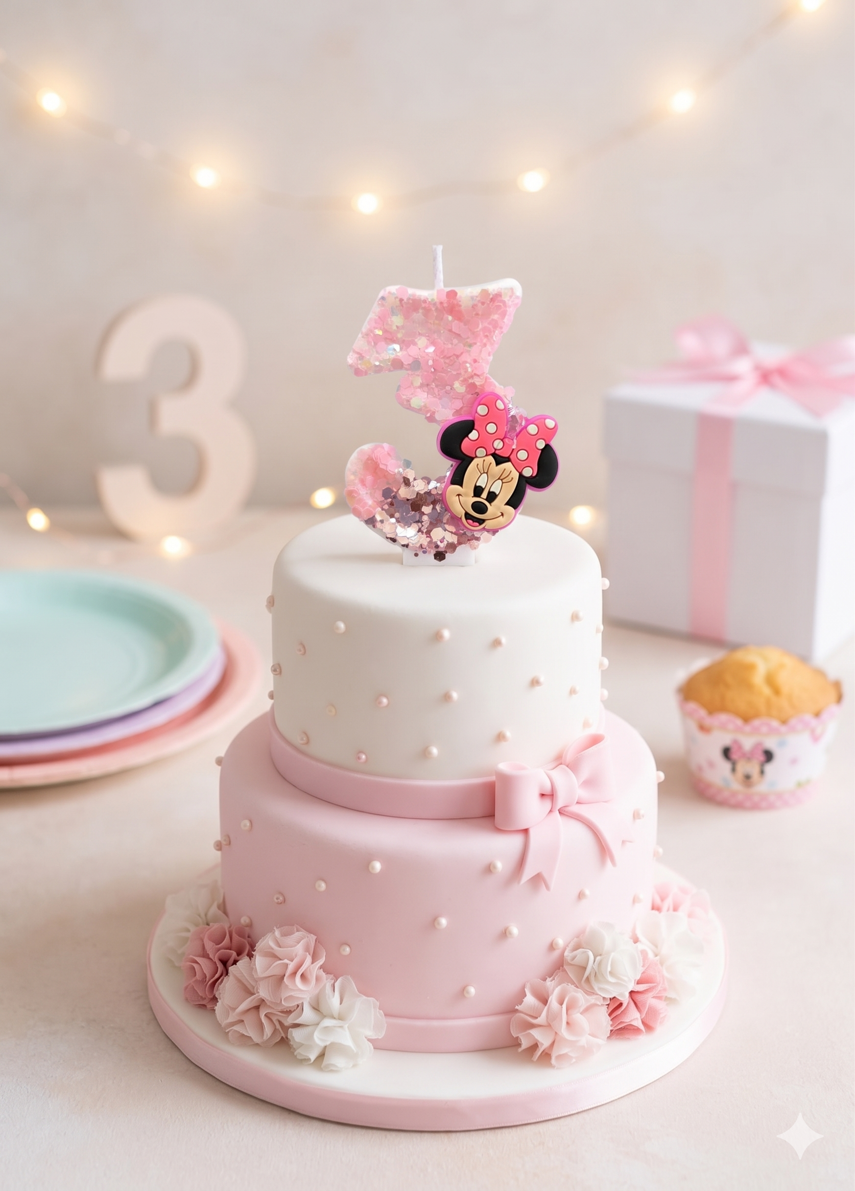 Minnie Mouse Birthday Candles