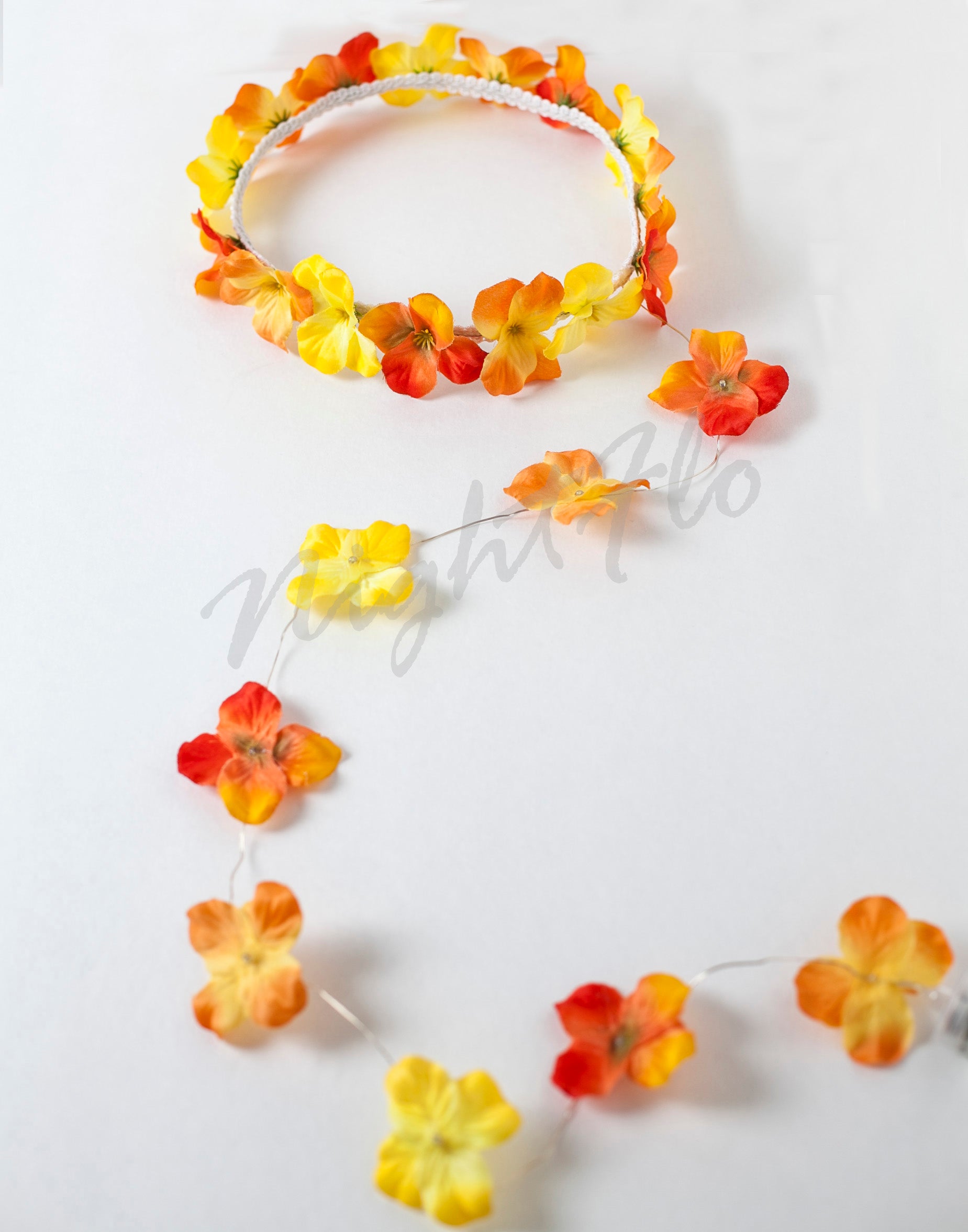 Autumn Falls Light Up Flower Crown Headband (White LED) |Music Festival| EDC (Copy)