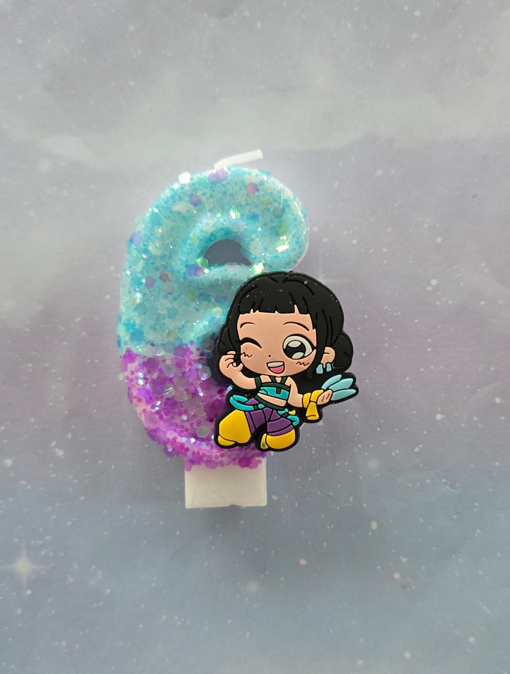 K Pop Demon Hunter Number Birthday Candles (Zoey #6 Candle)
