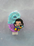 K Pop Demon Hunter Number Birthday Candles (Zoey #6 Candle)