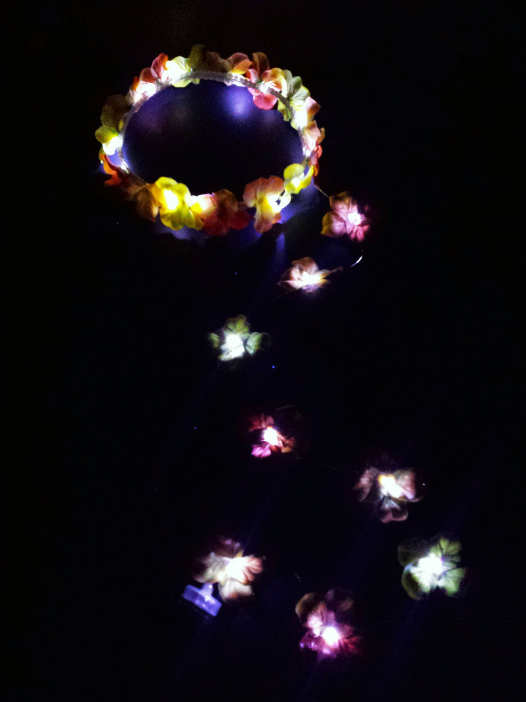 Autumn Falls Light Up Flower Crown Headband (White LED) |Music Festival| EDC (Copy)