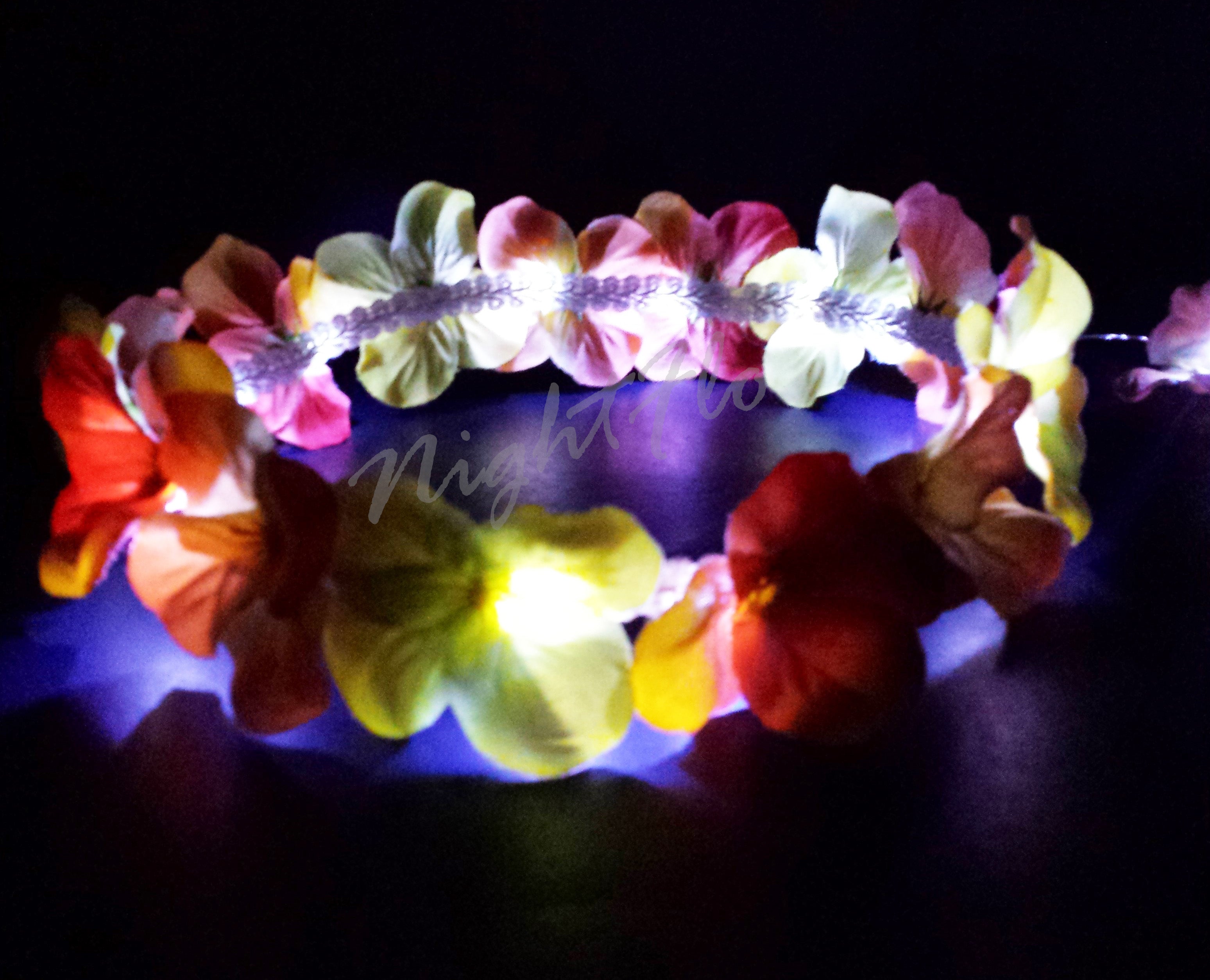 Autumn Falls Light Up Flower Crown Headband (White LED) |Music Festival| EDC (Copy)